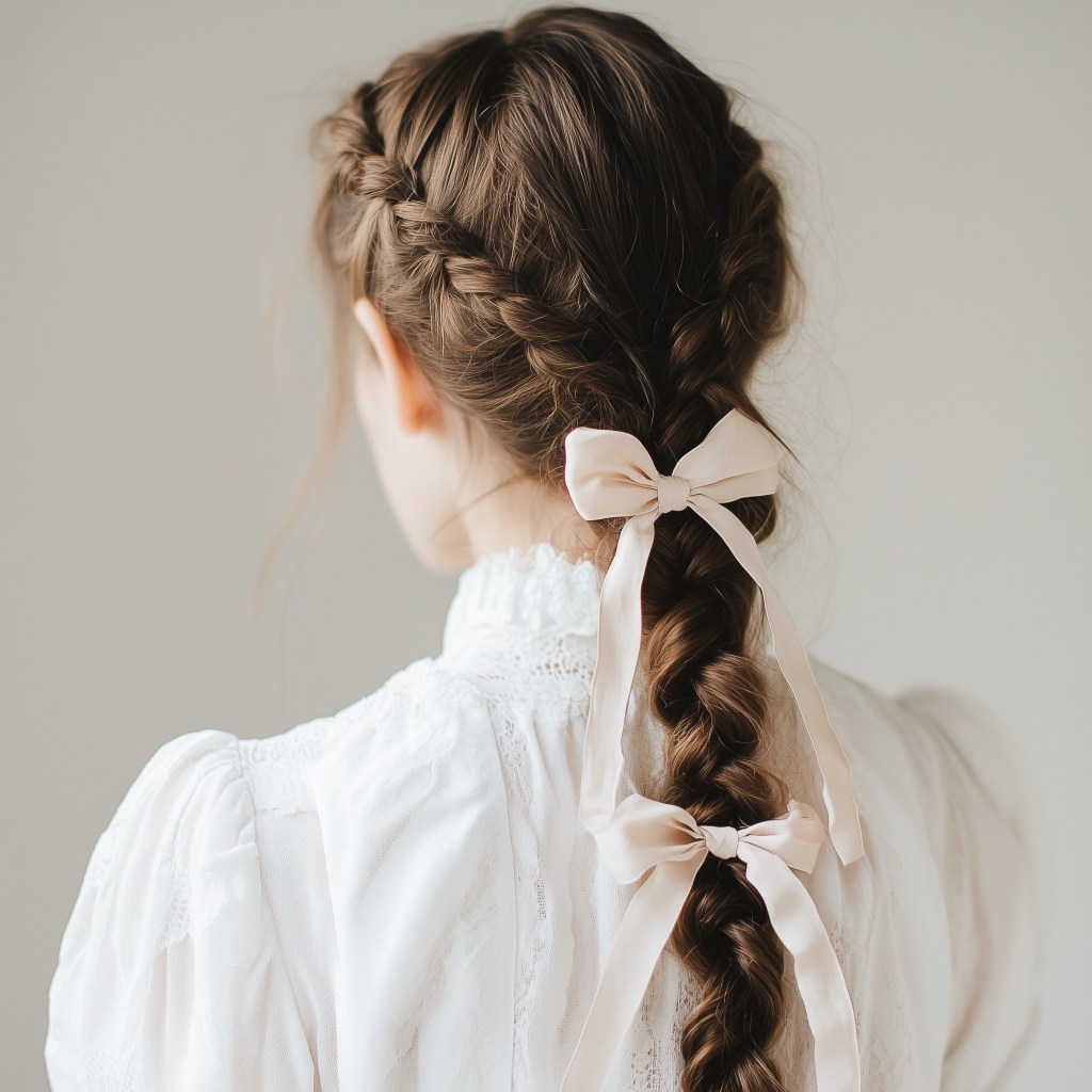Trenza con doble lazo - Imagen: Blanca Campos