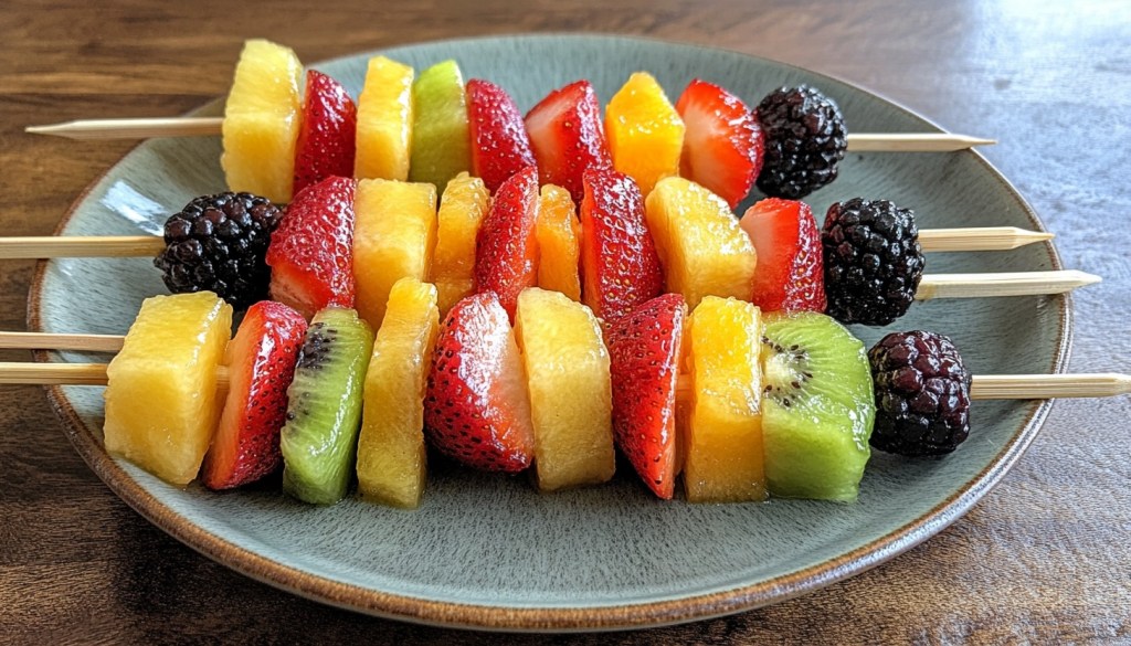 Brocheta de fruta - Imagen: Blanca Campos