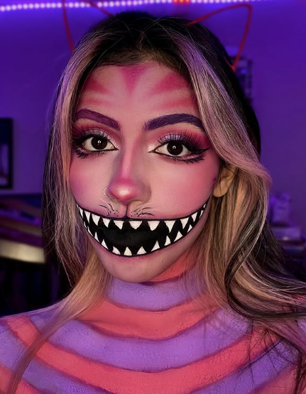 Gato de Chesire - Imagen: Instagram @makeup_byalexa_