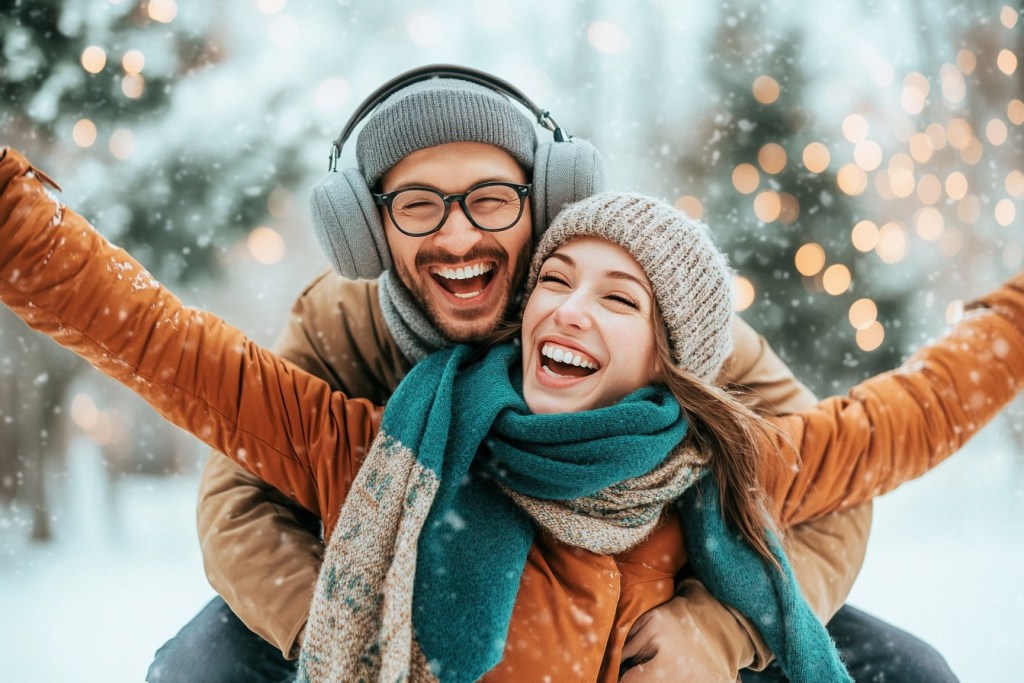 Pareja en la nieve - Imagen: Blanca Campos