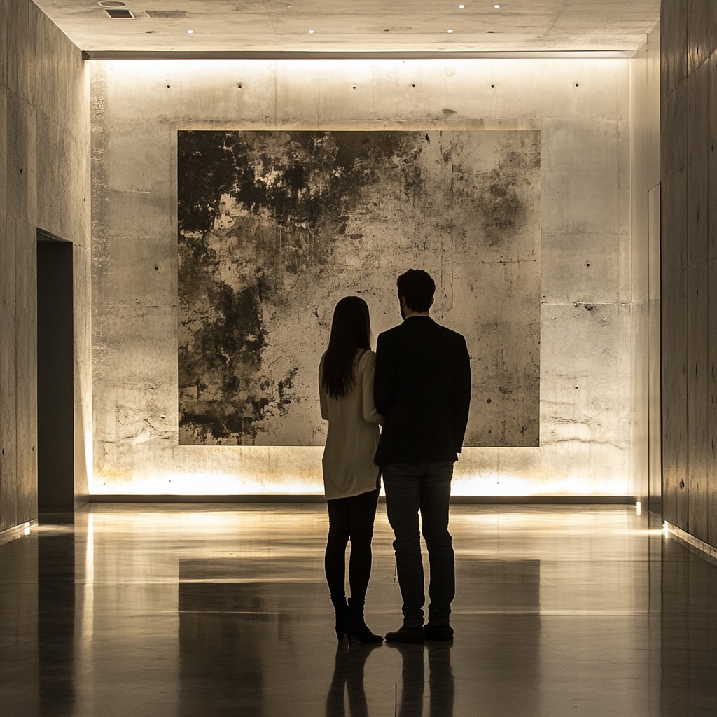 Pareja en una exposición - Imagen: Blanca Campos
