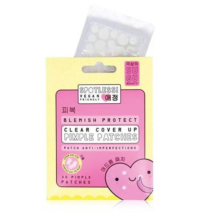 Clear Cover Up Pimple Patches - Imagen: Sugu