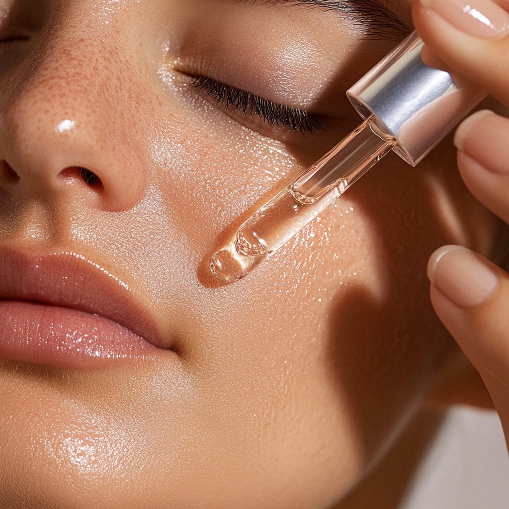 Sérum rostro de mujer vitamina C