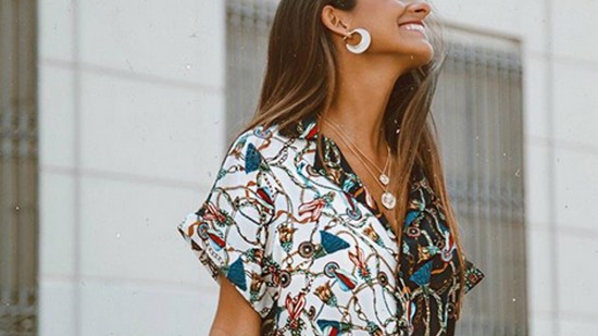 blusa cadena