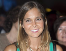 Natalia Sánchez en el desfile de Lily Blossom