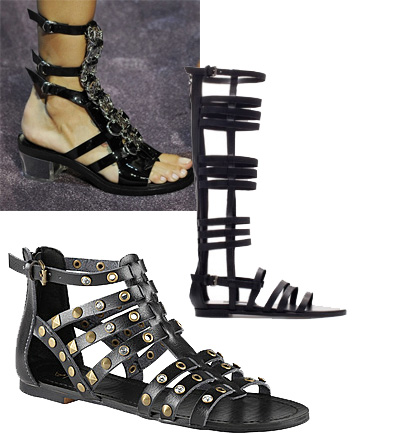 Las 10 tendencias en sandalias 2013: pies de moda
