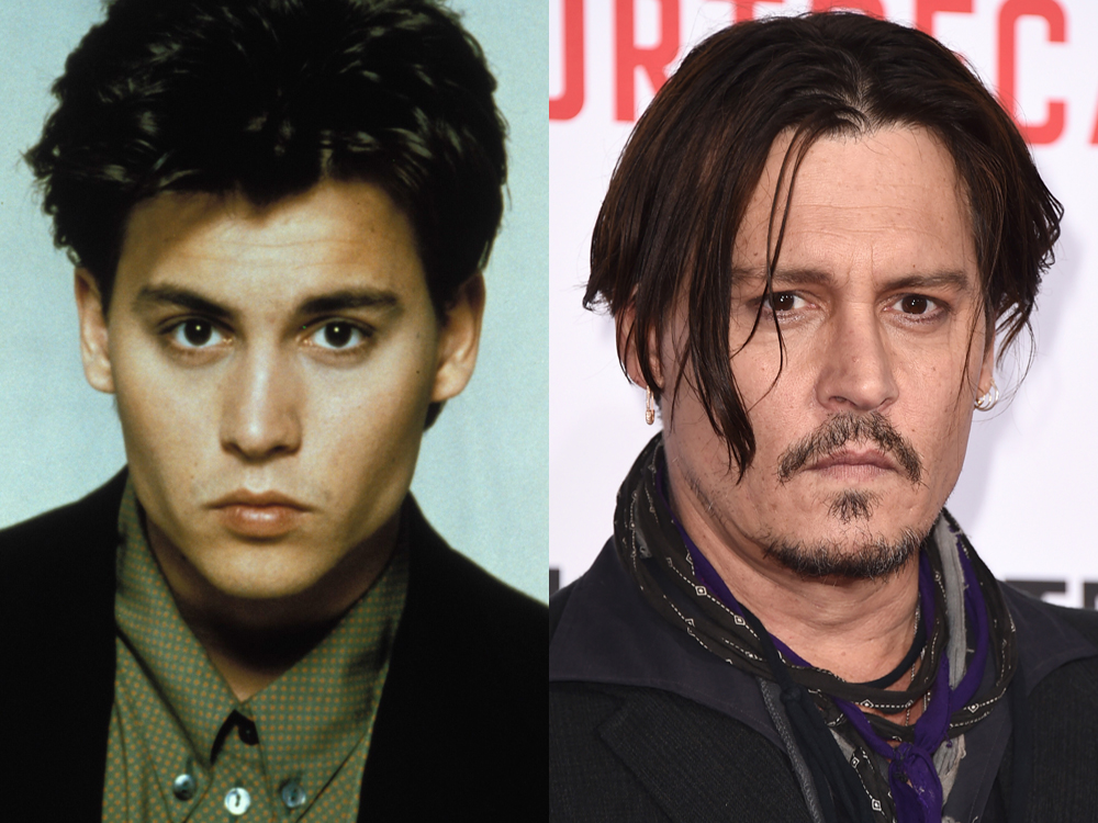 La espectacular decadencia física de Johnny Depp