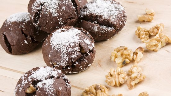 Galletas de chocolate proteicas