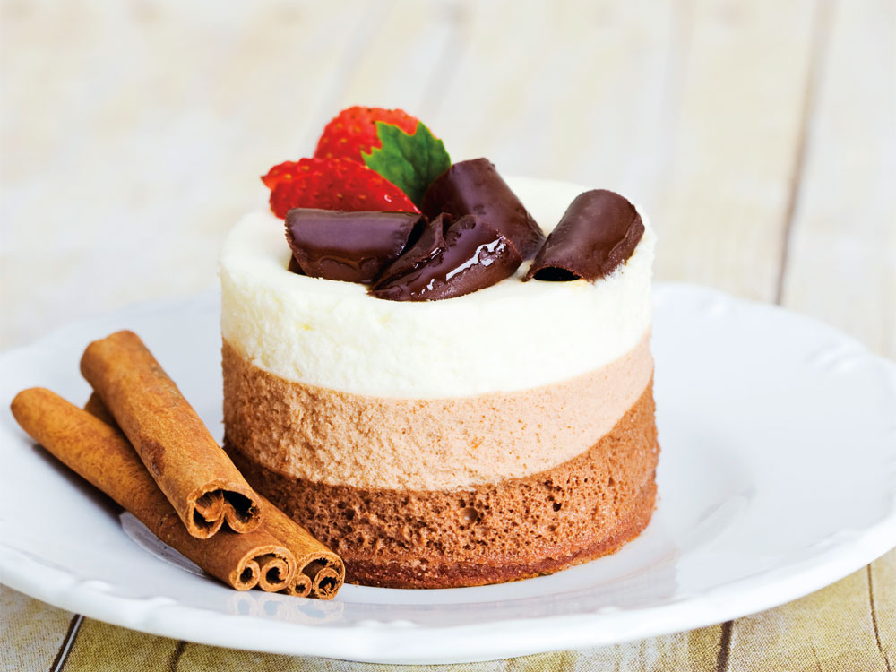 Mousse tres chocolates