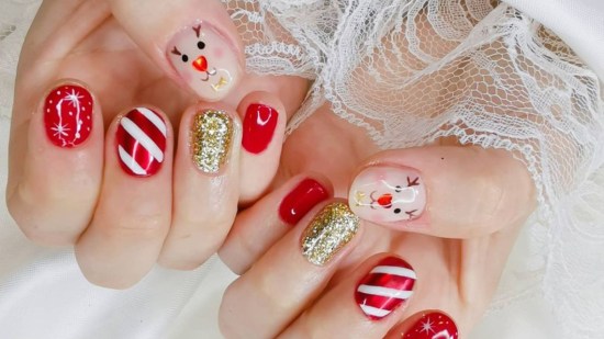 Uñas de Navidad