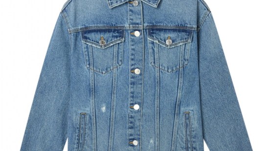 Cazadora denim azul