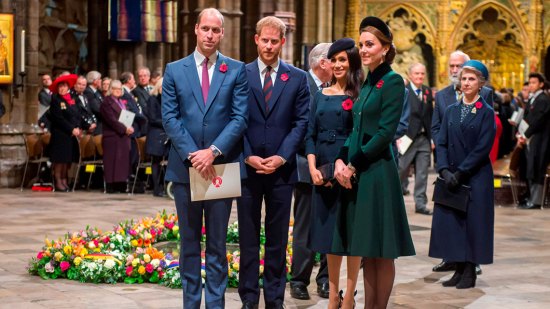 Principes Harry y Willimas, esposas
