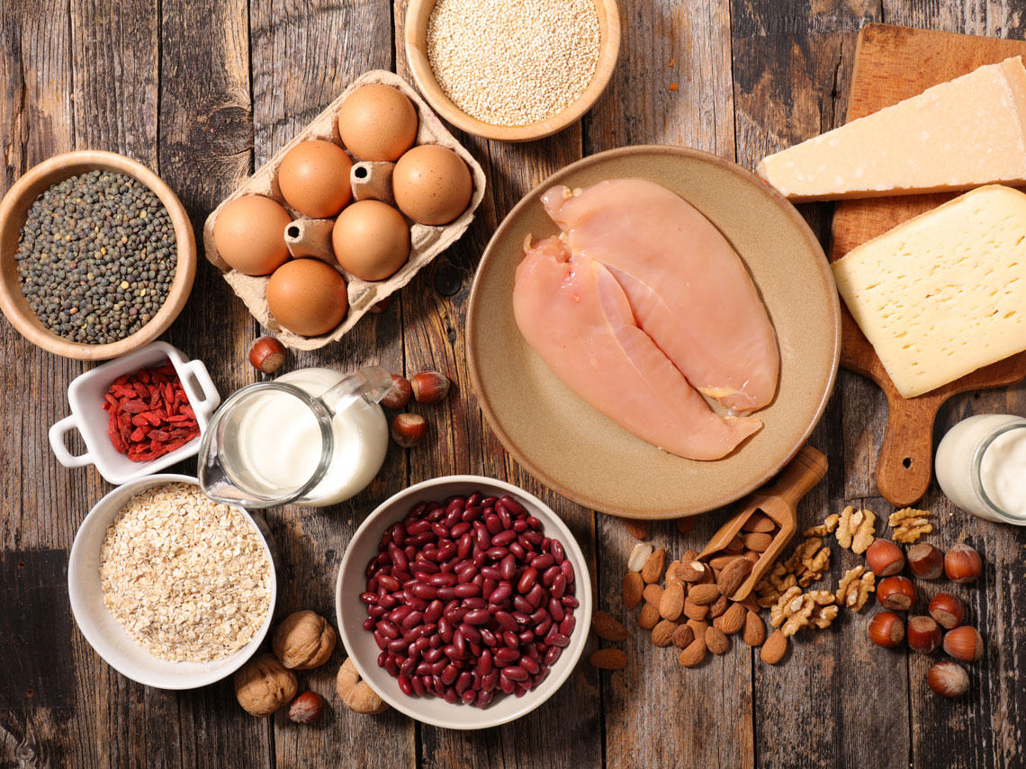 Los alimentos con más proteínas