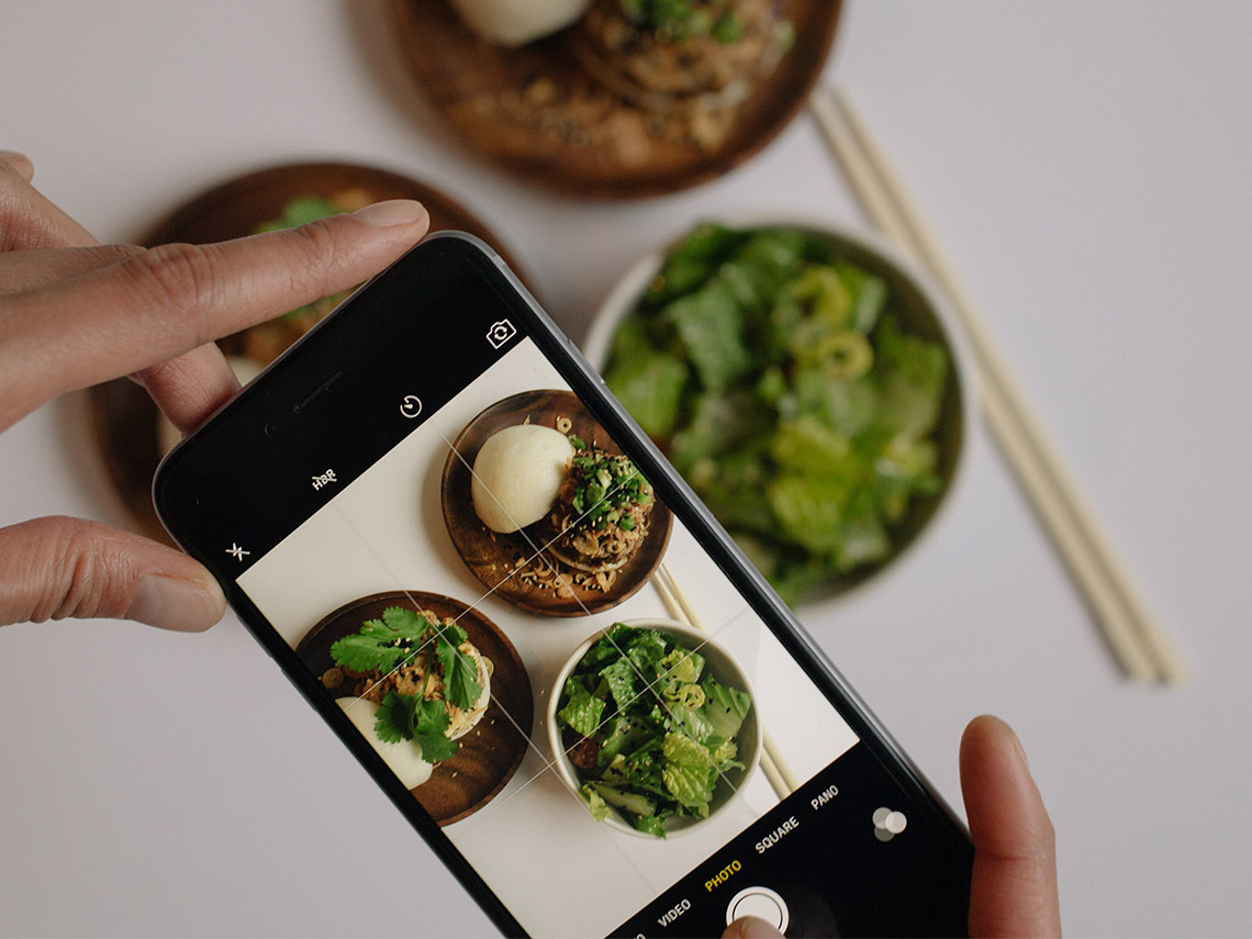 Fotos de comida para Instagram