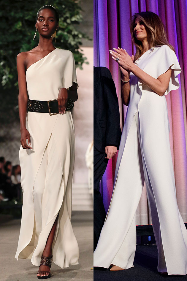 El primer look de Melaina Trump como primera dama