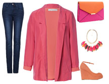 ¿Combina el color rosa con el naranja?
