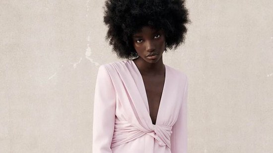 Vestido viral rosa de ZARA