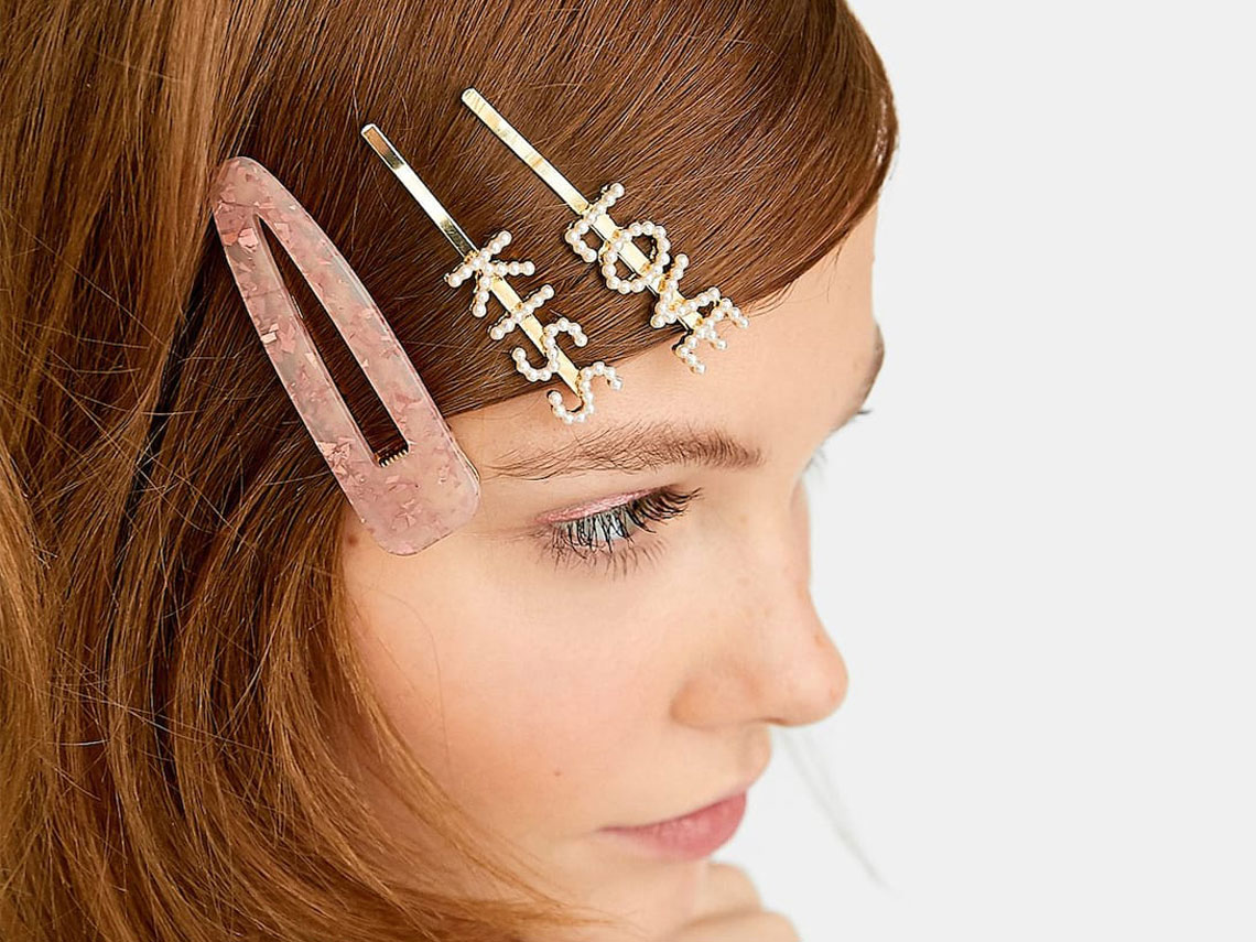 Horquillas de pelo con mensaje baratas