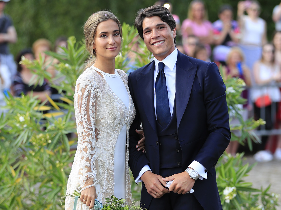 El vestido de novia de María Pombo