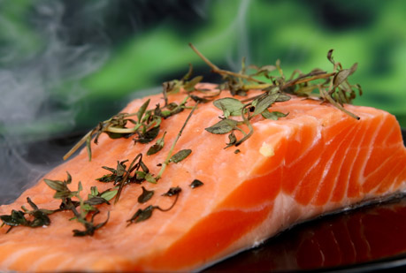 Alimentos para deportistas: Y de cena, salmón
