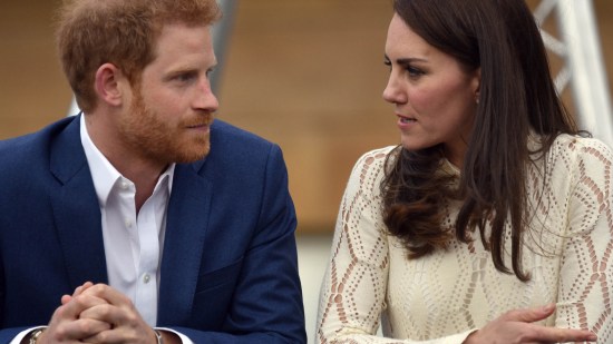 Kate Middleton y el príncipe Harry