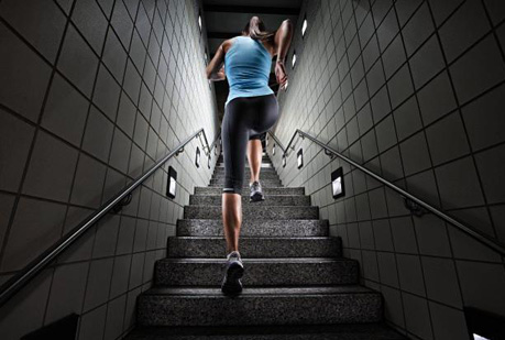 Ejercicios para hacer en una escalera