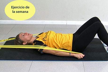 Ejercicio en casa. Pullover