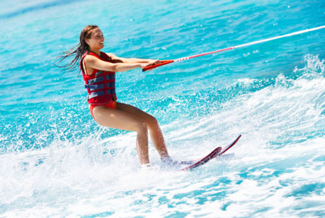 Deportes en el agua: esquí acuático