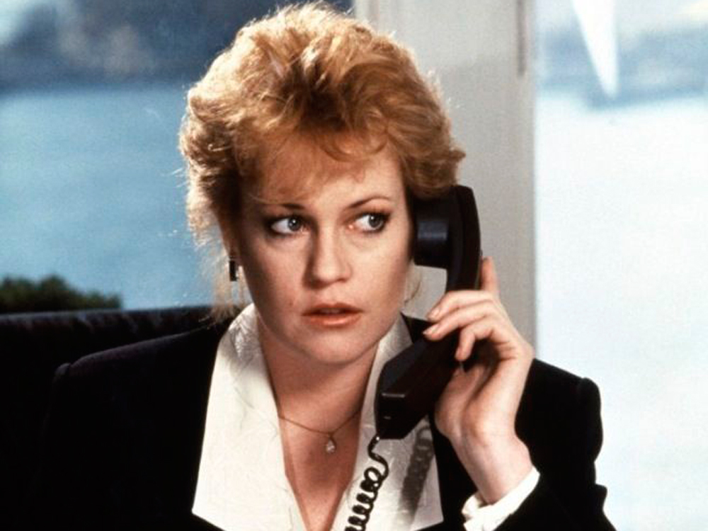 Melanie Griffith en Armas de mujer