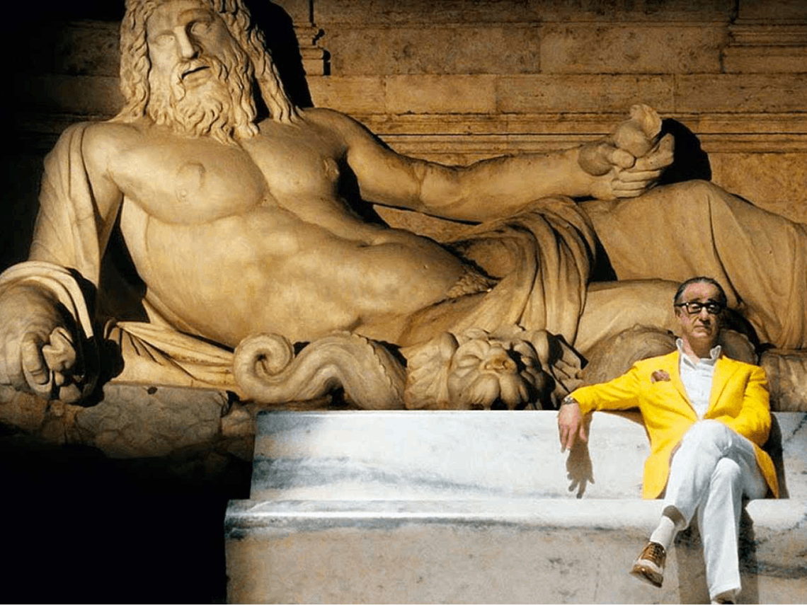 Toni Servillo como Jep Gambardella en 'La gran belleza'. cuadrada