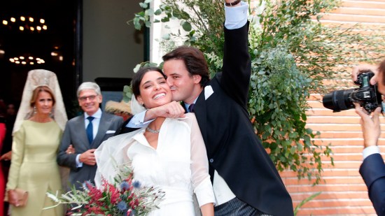boda lucia martin alcalde vestido
