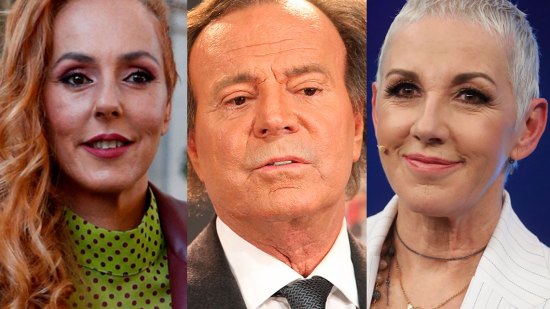 Rocío Carrasco, Ana Torroja, Julio Iglesias