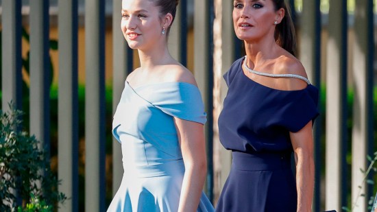 Letizia Ortiz y Leonor de Borbón