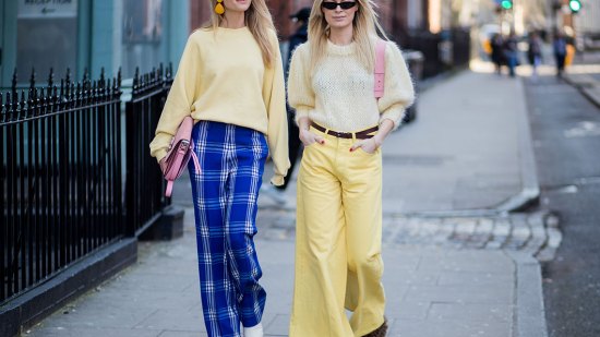 Pantalones anchos palazzo