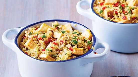 Ensalada de pollo y quinoa