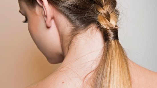 Peinado trenza coleta