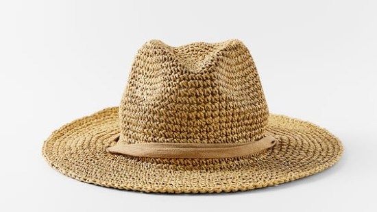 Sombrero trenzado de Zara