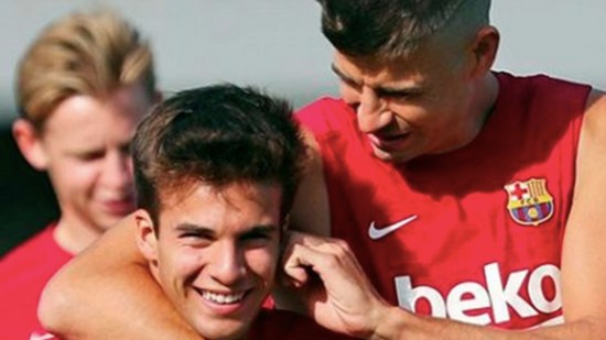 Gerard Piqué y Riqui Puig