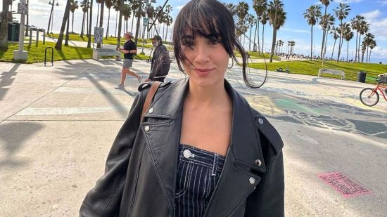 aitana look denim tendencia zara rrss