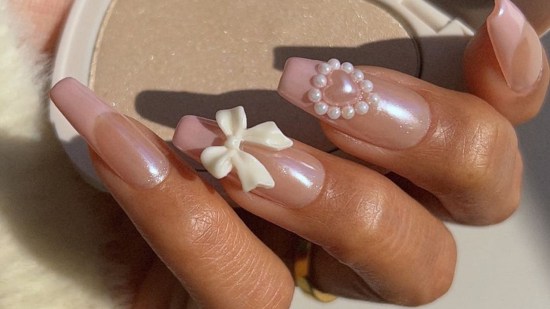 arte en uñas coquette manicura tendencia