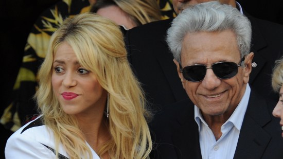 Shakira y su padre