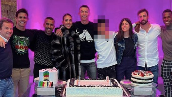 Cristiano Ronaldo en su cumpleaños