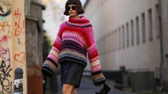 falda efecto piel