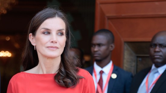 reina letizia vestido rojo