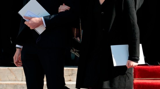 Irene Urdangarin durante el funeral de Constantino de Grecia