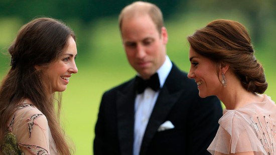 Kate Middleton junto a Rose Hanbury y el príncipe Guillermo