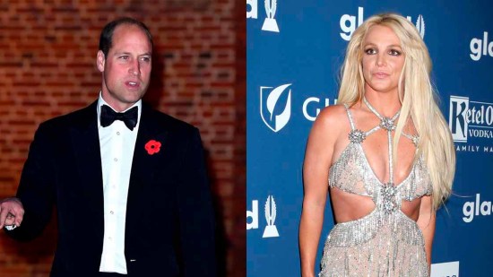El príncipe Guillermo y Britney Spears