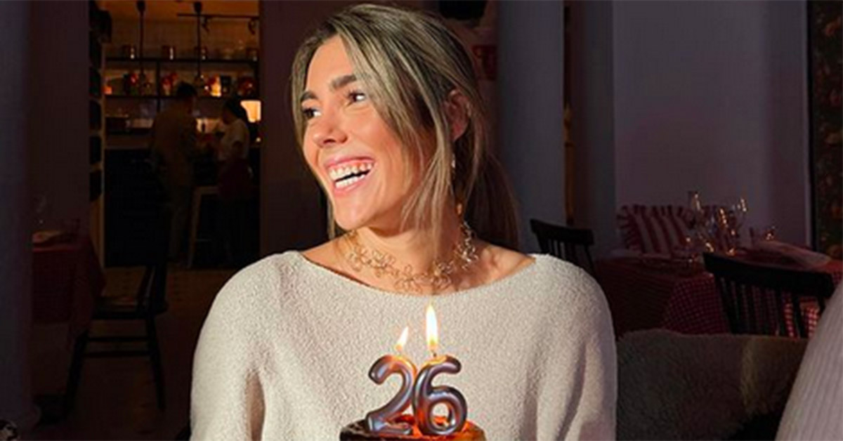 Anna Padilla en su cumpleaños