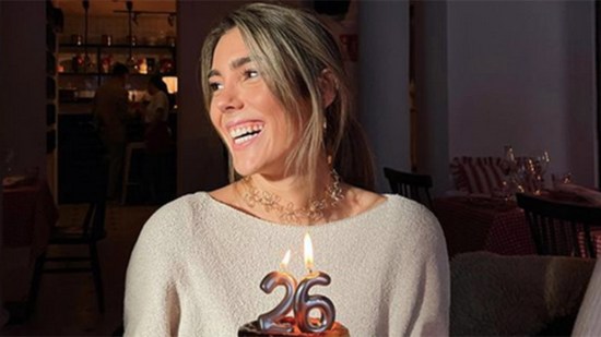 Anna Padilla en su cumpleaños