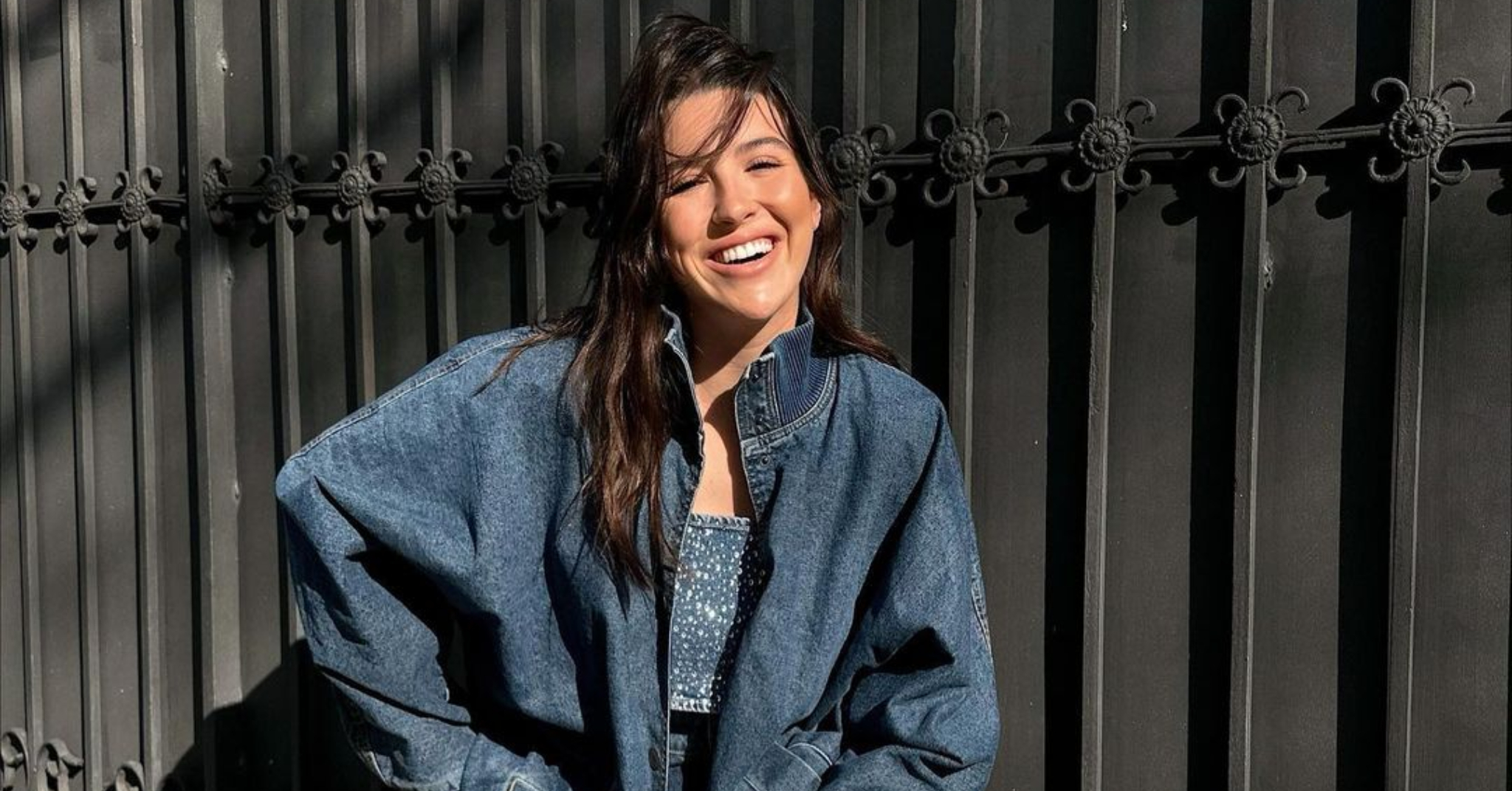 Alba Diaz total look denim primavera